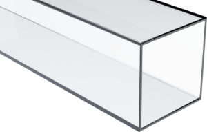 Polycarbonate Clear Square Tube