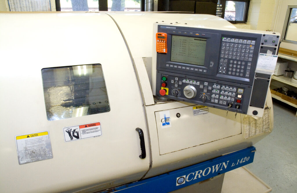 Okuma CNC lathe turning center at Plastic-Craft Products