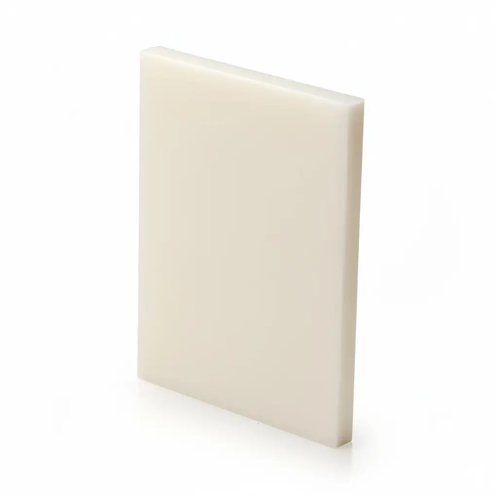 Natural Delrin acetal sheet from Plastic-Craft Products