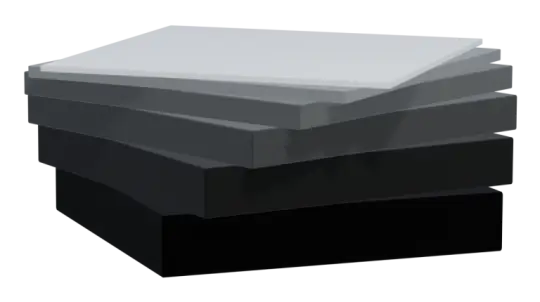 Grey and black UHMW polyethylene sheets from Plastic-Craft Products